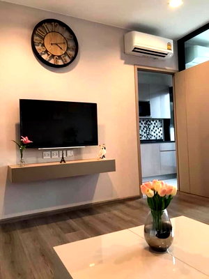 Condos for rent Rattanathibet Road : A64- 132✨ Condo for rent, The Politan Rive, next to the river, next to Phra Nang Klao MRT station, beautiful, ready to move in ✨