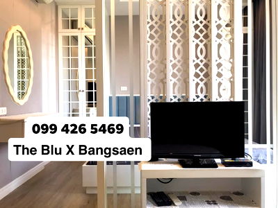 เช่าคอนโด บางแสน : ราคาถูกที่สุด !! คอนโดวิวทะเล บางแสน The Blu X Bangsaen ( 099-4265469 )