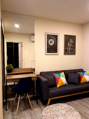 คอนโดให้เช่า : คอนโด IKON Sukhumvit 77  ห้องสวยใหม่ วิวสระ 3 นาทีถึง BTS อ่อนนุช