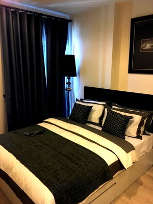 คอนโดให้เช่า : ให้เช่าคอนโด Centirc Ratchada-Huaikhwang  ห้องสวย เฟอร์ครบพร้อมอยู่  Fully Furnished Line ID: @ppagent