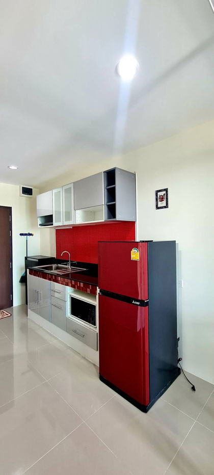 รูป ให้เช่าห้องคอนโดอัสสกาญจน์ เพลส ศรีนครินทร์ ขนาด 30 ตร.ม. ห้องตกแต่งครบ สวย ทันสมัยใกล้แอร์พอร์ตลิ้งค์สถานีหัวหมาก - รูปที่ 1/20