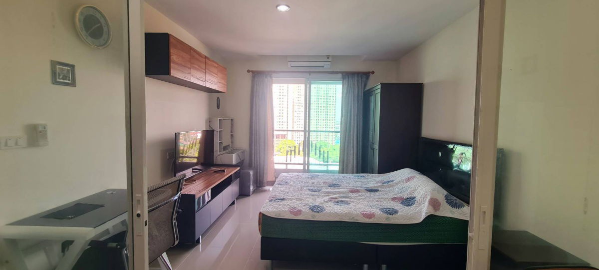 รูป ให้เช่าห้องคอนโดอัสสกาญจน์ เพลส ศรีนครินทร์ ขนาด 30 ตร.ม. ห้องตกแต่งครบ สวย ทันสมัยใกล้แอร์พอร์ตลิ้งค์สถานีหัวหมาก - รูปที่ 6/20