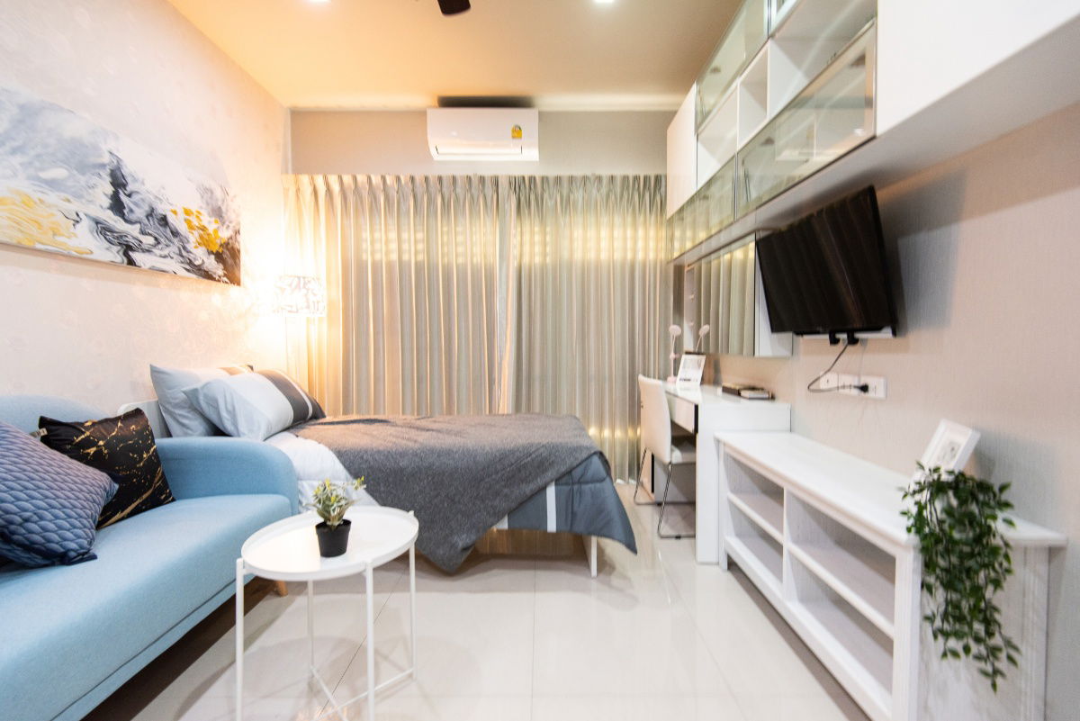 รูป  💥 ขาย คอนโด Noble Revent ห้องมุม 2 ห้องนอน 1 ห้องน้ำ. ห้องตกแต่งใหม่ 💥 - รูปที่ 11/19
