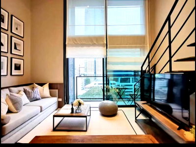 Condos for rent : for rent Lofts Silom. Duplex 44sqm. Line id: @pfagent