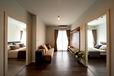 Condos for rent : For Rent The Stage Taopoon - 2bed 2bath 60sqm. 27F.  - Line:@hac55