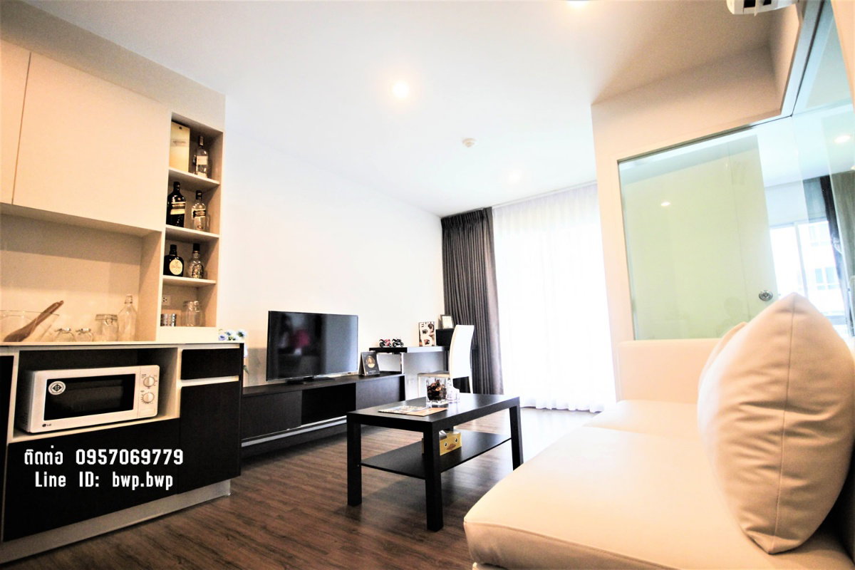 รูป (C5) ให้เช่า คอนโด ฮอลล์มาร์ค แจ้งวัฒนะ เยื้องเซ็นทรัล 35 ตรม ตึก B ชั้น4 วิวสระว่ายน้ำ+สวน - รูปที่ 5/10