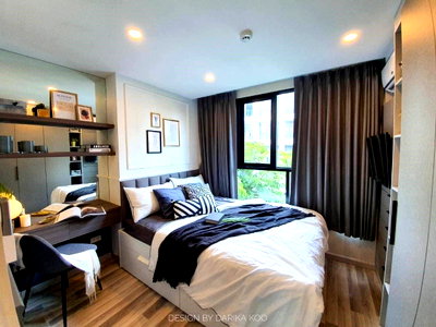 คอนโดให้เช่า : ให้เช่าคอนโดเดอะคิวบ์พรีเมียม รัชดา32 (The Cube Premium Ratchada 32) ] ขนาด 34 ตรม. ห้องบิ้วอินสวย พร้อมย้ายเข้า 9 ก.ค.68 