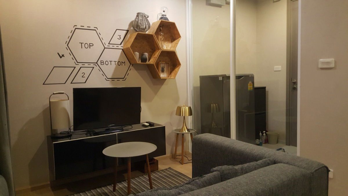 รูป For Rent The Base Ramkhamhaeng Condo Studio room 31st. Floor 0869888099 Line ID: dhiradhn - รูปที่ 4/43