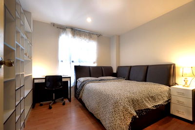 Condos for rent : Condo for rent near SRT Red Lines (Park View - Vibhavadi) 1 bedroom 33.5 sq.m. North, C4 building, 2nd floor with furniture / appliances.
