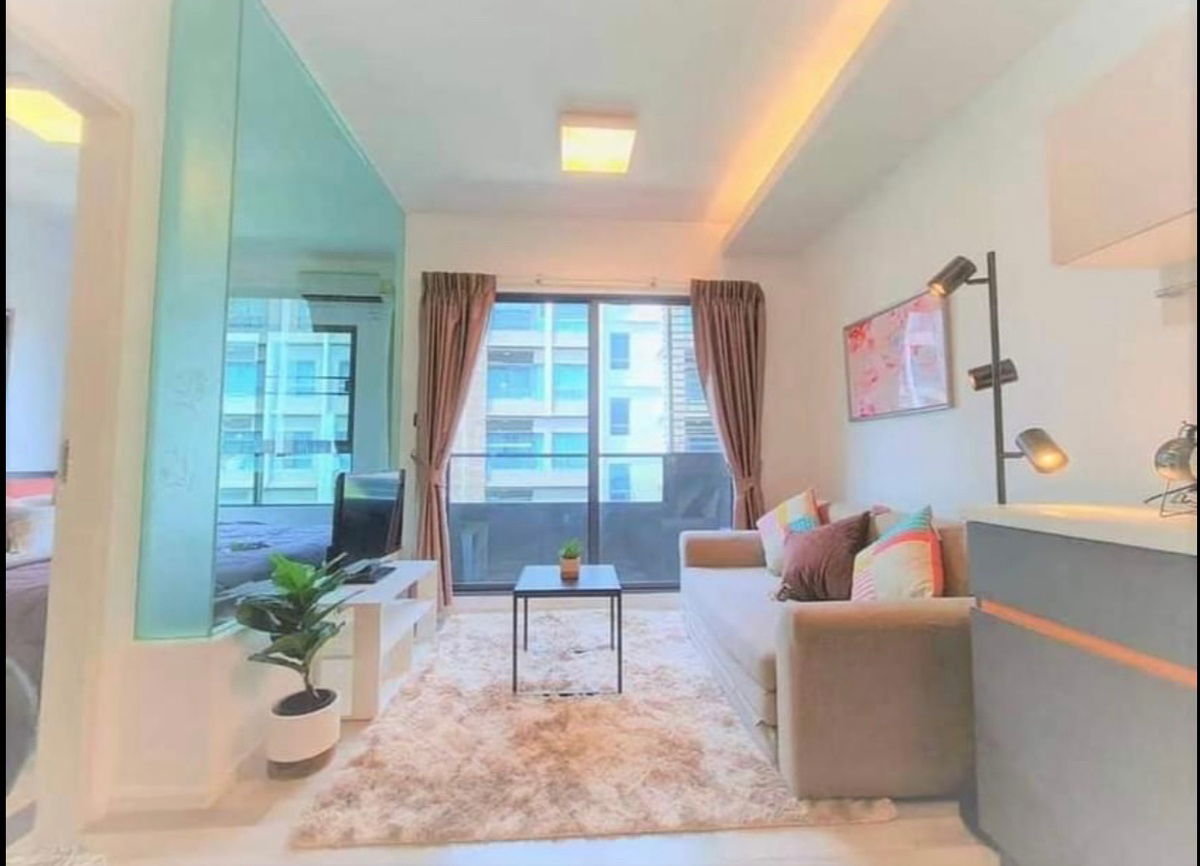 picture For rent : Ease Rama 2 Area : 26 sqm.  / 1 Bedroom 1 Bathroom  Fully Furnished with appliances  - 4/10