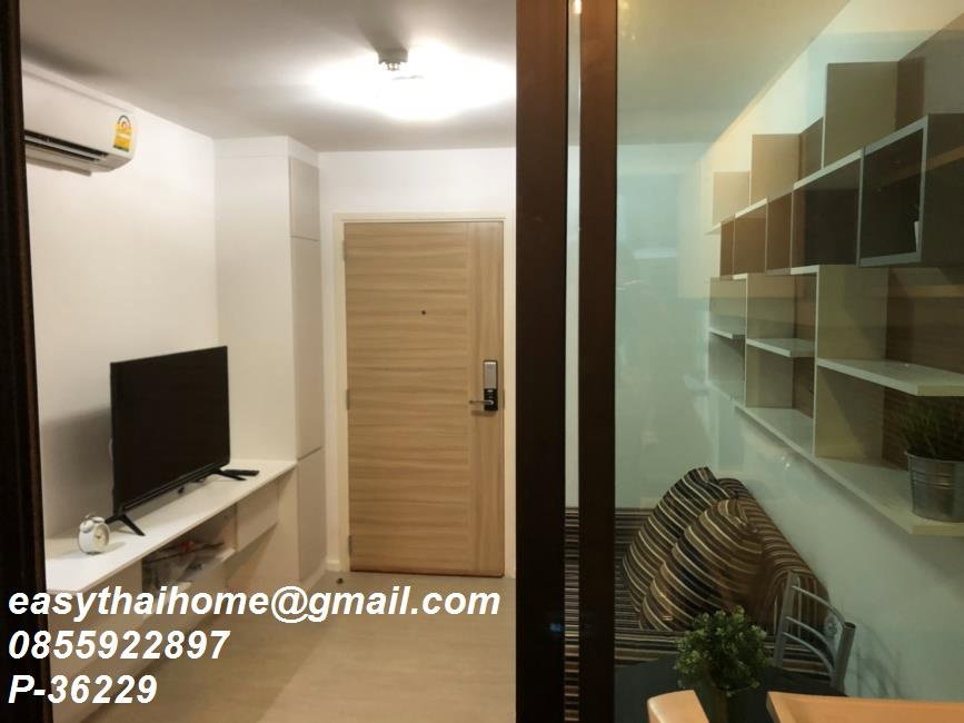 รูป P-36229 ขาย พอส สุขุมวิท 107 | 1 ห้องนอน 1 ห้องน้ำ | เฟอร์นิเจอร์ครบ | พร้อมเข้าอยู่ 📞 Line ID: @easythaihome | 085-592-2897 - รูปที่ 2/18