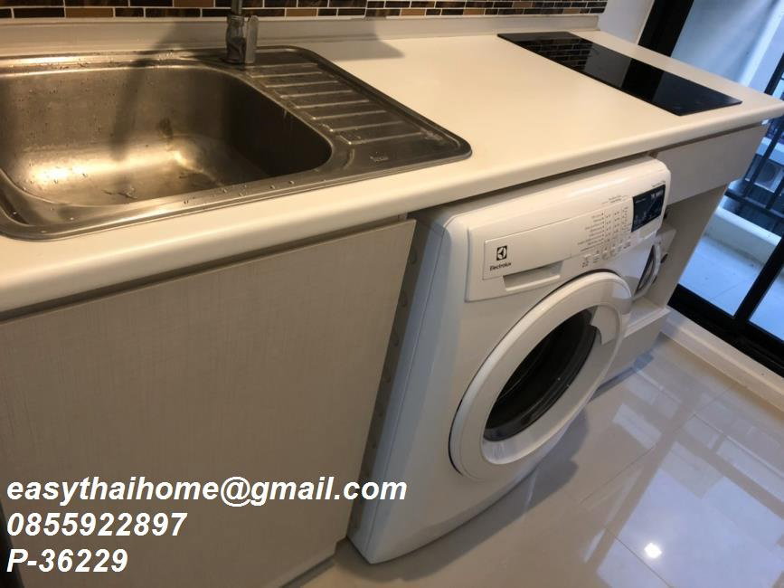 รูป P-36229 ขาย พอส สุขุมวิท 107 | 1 ห้องนอน 1 ห้องน้ำ | เฟอร์นิเจอร์ครบ | พร้อมเข้าอยู่ 📞 Line ID: @easythaihome | 085-592-2897 - รูปที่ 4/18