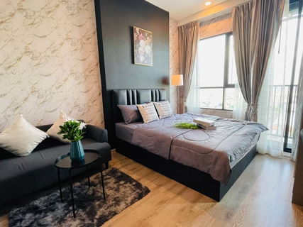 รูปภาพ ให้เช่าคอนโดไนท์บริดจ์ คอลลาจ รามคำแหง (Knightsbridge Collage Ramkhamhaeng) แต่งสวย เฟอร์ครบ !🍁นัดชมห้องด่วน 🟥LINE : @propertybkk1