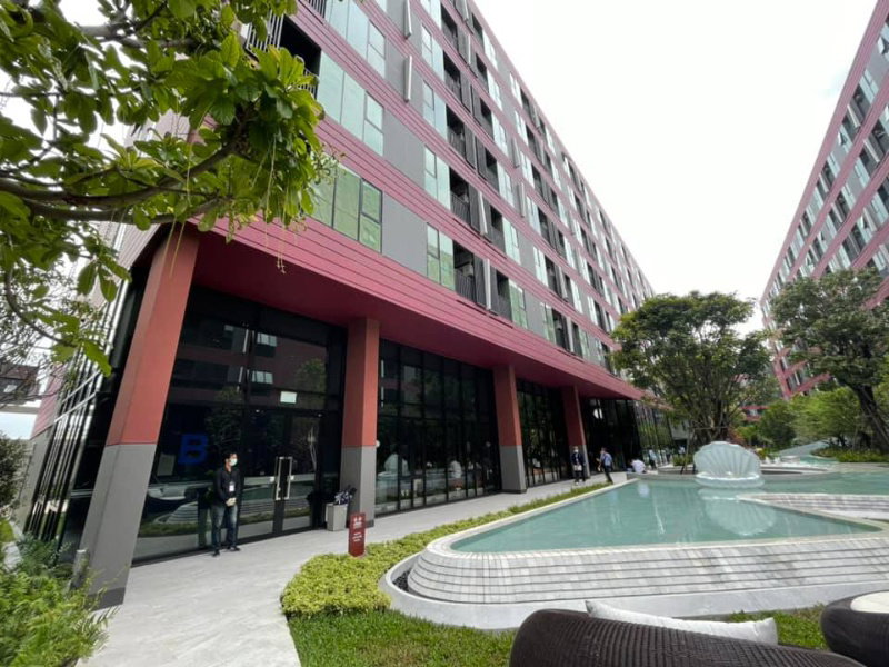 รูป  Kave TU ห้องใหม่เอี่ยม ห้องใหม่ไม่เคยมีคนอยู่  พึ่งโอน - รูปที่ 8/12