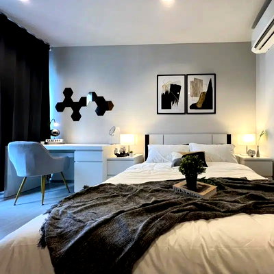 Condos for rent : Condo For rent Life Asoke-Rama 9, 1bedroom Fully Furnished, Line ID: @ppagent
