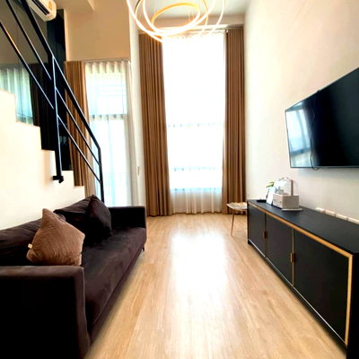 Condos for rent : For Rent IDEO NEW RAMA9  duplex room 🟥 Line@ : @propertyfinder