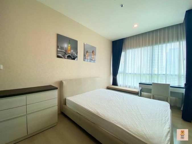 ให่เช่า life รัชดา ห้องใหญ่ 40ตรม. เฟอร์ครบ มีเครื่องซักผ้า 17,500 บาท