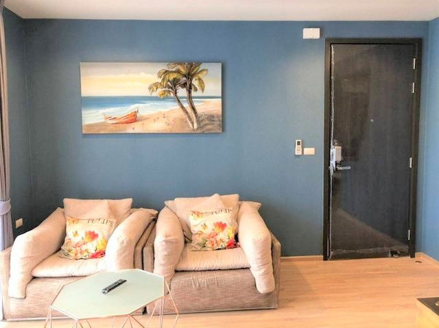 picture Condo for rent, 2 bedrooms, the base garden rama 9, size 51 sqm, airport link, expressway with washing machine - 3/7