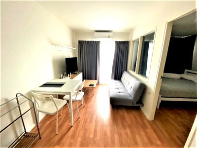 Condos for sale : S_LPS101 Lumpini Pattanakarn 32 sqm. Floor 23, Pool view 2.8 mb. 092-597-4998