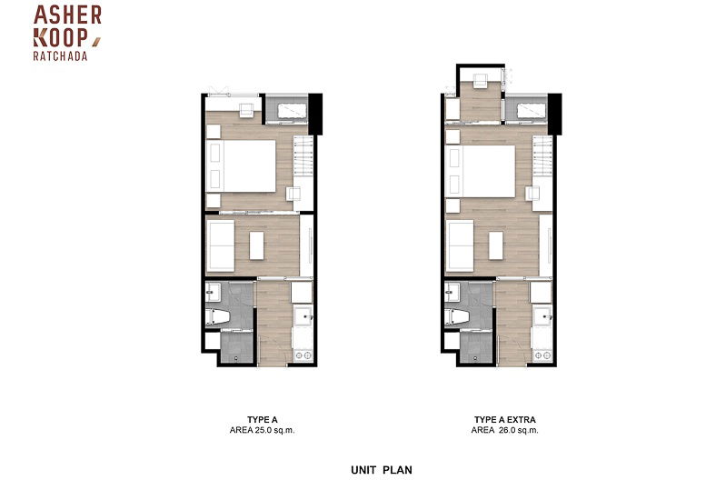 1 Bedroom floor plan
