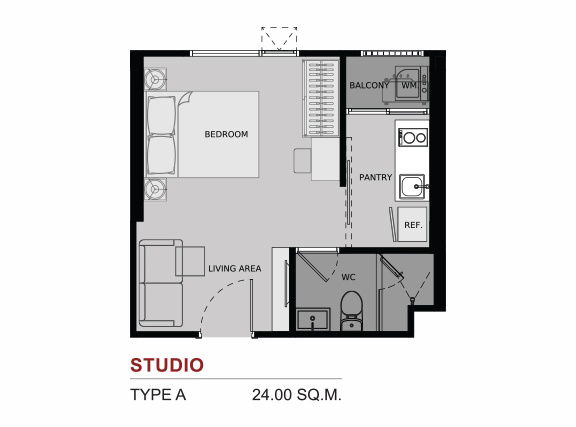 Studio floor plan