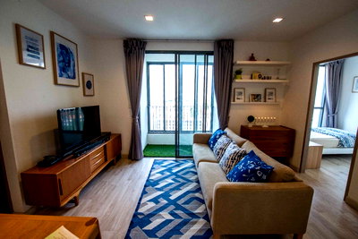 Condos for rent BTS On Nut : for rent Ideo Mobi Sukhumvit81. 2bed 47sqm. Line id: @pfagent