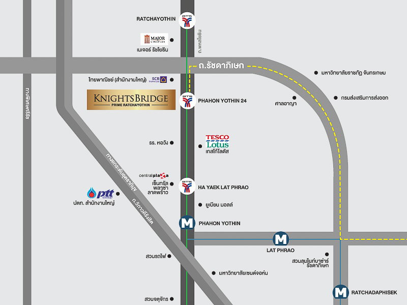 รูป (คอนโดทำเลดี!) 1 Bedroom(ครัวปิด) 27 ตร.ม. Knightsbridge Prime รัชโยธิน ใกล้ BTS สถานีพหลโยธิน 24 ตึกช้าง และ SCB Park - รูปที่ 16/16