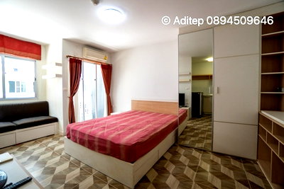 Condos for sale : My Condo Sukhumvit 52 Studio 25 sq m. Only 150 m. from BTS On Nut, ready to move in