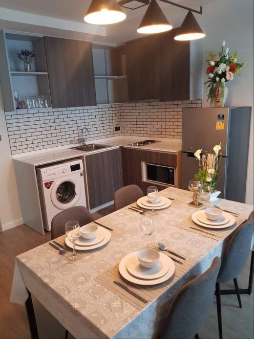 รูป ให้เช่าดีคอนโด ริน 2 นอน 2 น้ำ 5.2 ล้านบาท ค่าเช่า23,000/ด. วิวห้องนั่งเล่นเห็นตึกเซ็นเฟส เป็นส่วนตัว #เซ็นเฟสชม. - รูปที่ 13/17
