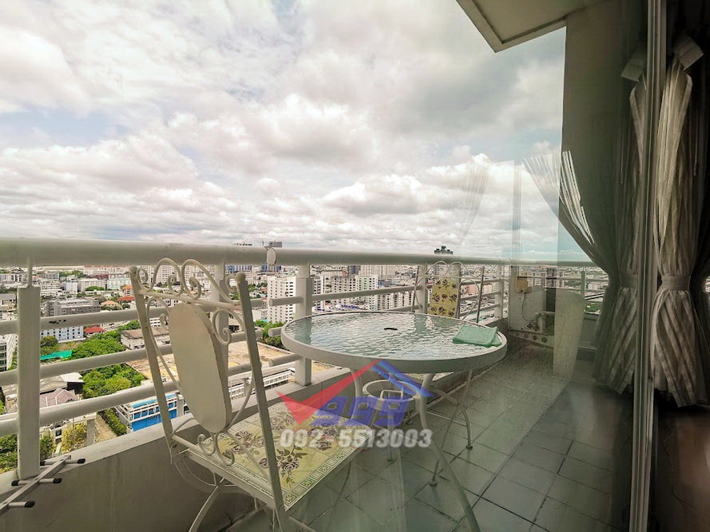 รูป ให้เช่าคอนโด 1 ห้องนอน ห้องมุม วิวเมือง เดอะ โฟร์วิงส์ เรสซิเด้นท์ (Four Wings Residence) ถนนศรีนครินทร์ ใกล้สนามบินสุวรรณภูมิ - รูปที่ 18/27