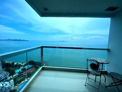 Condos for sale Tesco Lotus North Pattaya : For Sale The Palm  Wongamat Beach Front Pattaya 4 Bed room 128 Sq.m 27M (S03-0913)