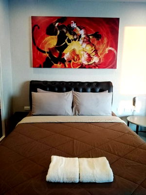 Condos for rent Art in Paradise Pattaya  : For rent Condo The Palm Wongamat Beach Front Pattaya Studio Type Sea view (S03-0910)