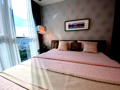 Condos for rent : For Rent! Corner Unit with 2 Bed 2Bath 2 Balcony, 53.8 Sq.m Fully Furnished 22th Flr