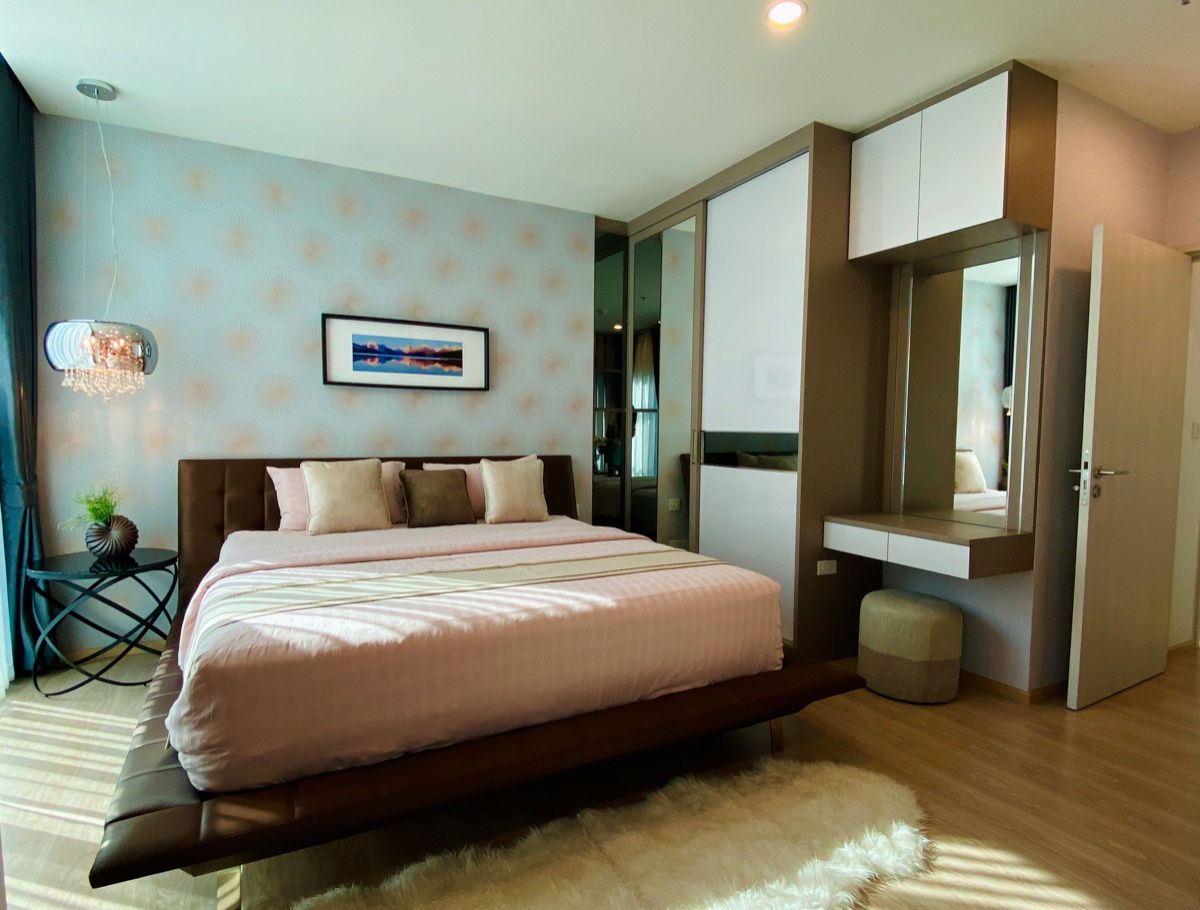 picture For Rent! Corner Unit with 2 Bed 2Bath 2 Balcony, 53.8 Sq.m Fully Furnished 22th Flr - 2/9