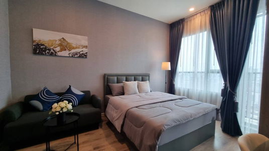 รูปภาพ 📍ให้เช่าคอนโด Knightsbridge Collage Ramkhamhaeng ห้องแต่งสวยเข้ม รีบจองด่วน ❗🍁นัดชมห้องด่วน 🟥LINE : @propertybkk1