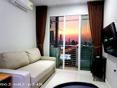 Condos for rent : The Mark ratchada Airportlink 1 bedroom 35 sqm No block view