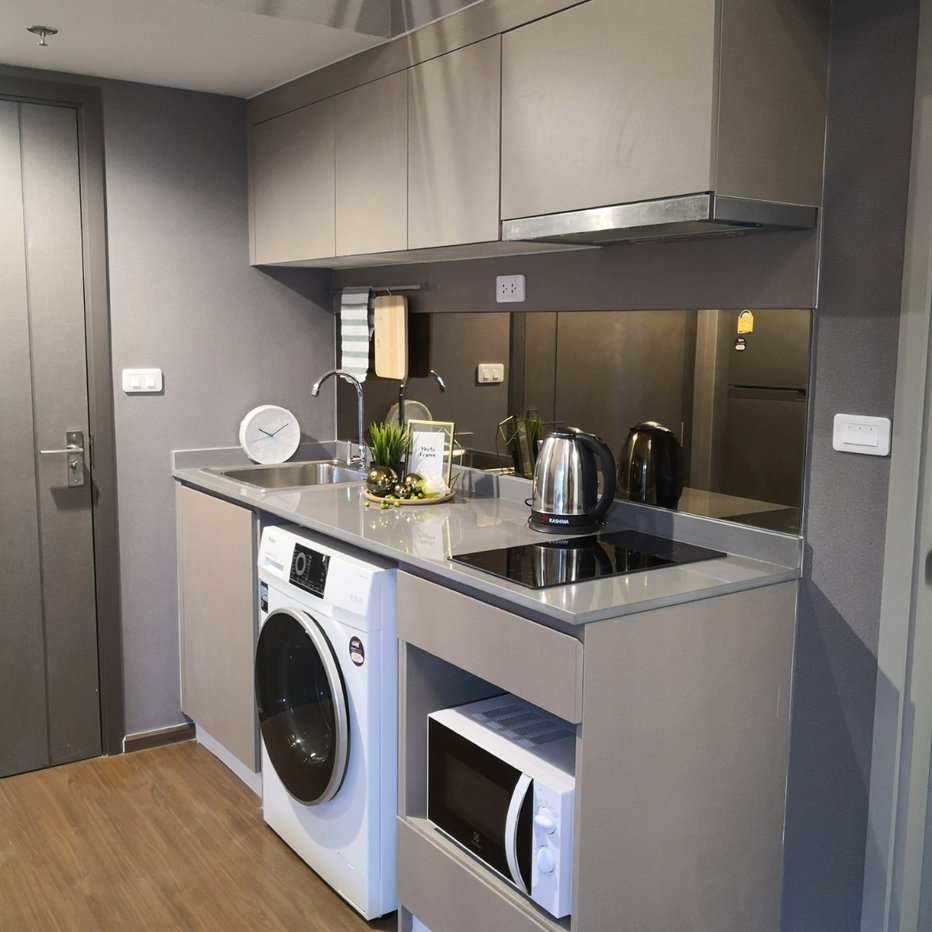 รูป 2 ห้องนอน 1 ห้องน้ำ Lofts style ชั้นสูง ที่ IDEO New Rama9 ห้องสวยตรงปก วิวเมือง - รูปที่ 29/36