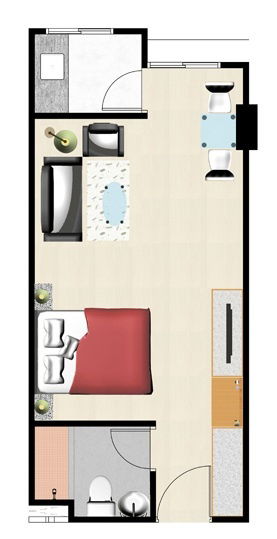 Studio floor plan