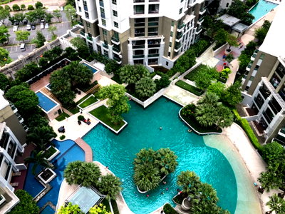 Condos for rent : 2-BR Condo at Belle Grand Rama 9 near MRT Phra Ram 9 (ID 402652)