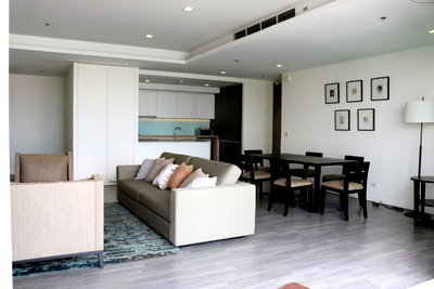 Condos for rent : 3-BR Condo at The River Condominium near BTS Saphan Taksin (ID 510740)