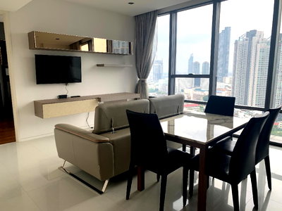 Condos for rent : Condo For rent The Bangkok Sathorn 67sqm. 1bedroom Fully Furnished, Line ID: @ppagent