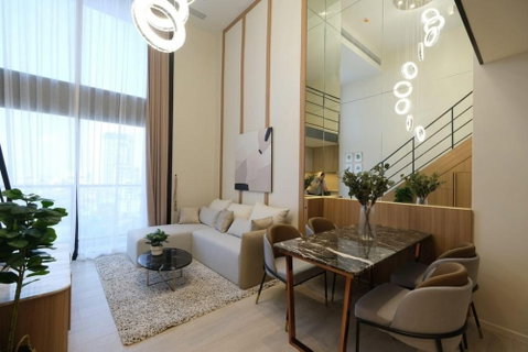 รูปภาพ ให้เช่าคอนโด The Lofts Silom เดอะ ลอฟท์ สีลม ห้อง Duplex บิวท์อินสวย เฟอร์ครบพร้อมอยู่ Fully Furnished Line ID: @ppagent