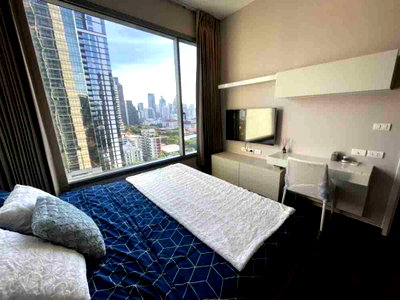 คอนโดให้เช่า : 🔵⚪🔵 "For Rent" << Best room , Modern Style , Negotiable >> At Q Asoke line id:@arunestate 🔵⚪🔵