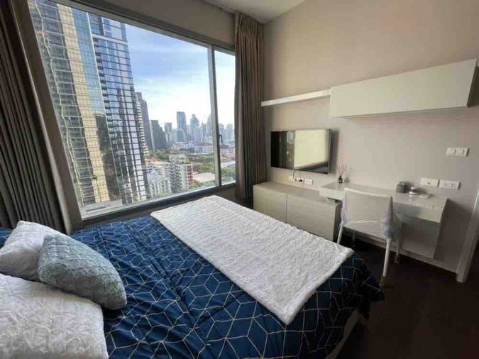 🔵⚪🔵 "For Rent" << Best room , Modern Style , Negotiable >> At Q Asoke line id:@arunestate 🔵⚪🔵