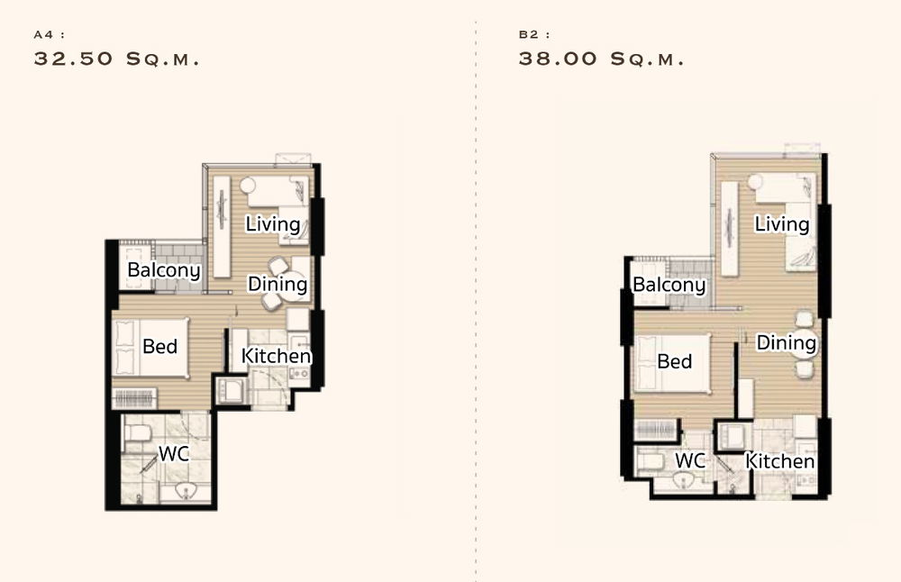 1 Bedroom floor plan