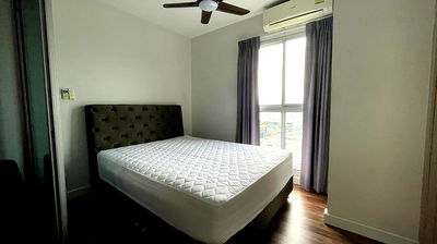 Condos for rent :  Condo for rent, A Space Me Bangna, corner room, 25th floor, near Mega Bangna