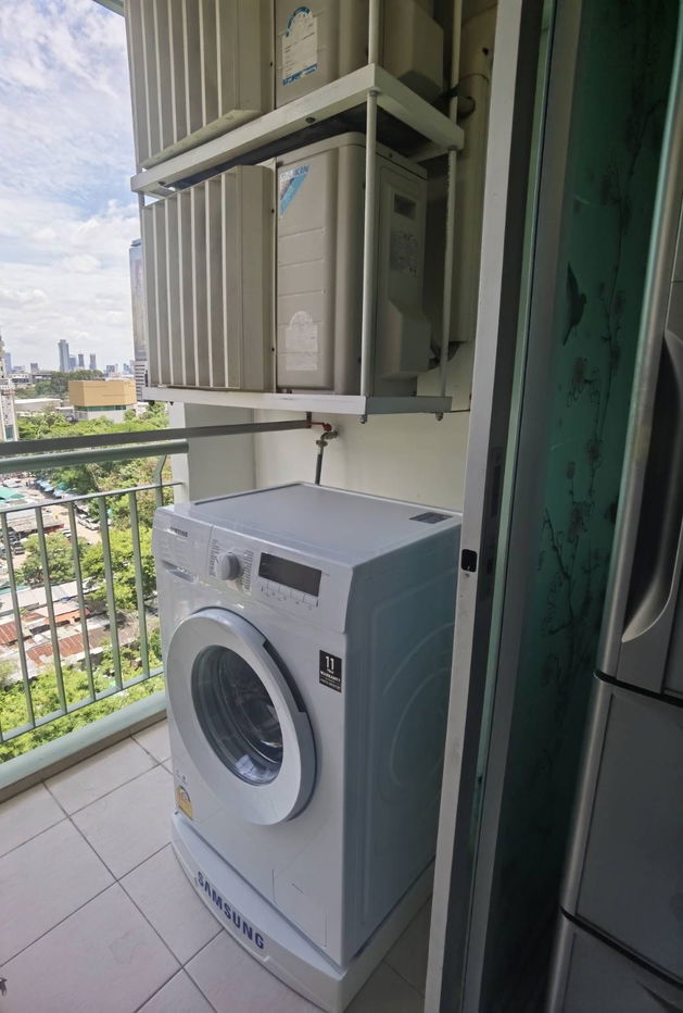 รูป ให้เช่า ลุมพินี เพลส พระราม 9 - รัชดา มีเฟอร์นิเจอร์+เครื่องใช้ไฟฟ้าครบ - รูปที่ 8/9