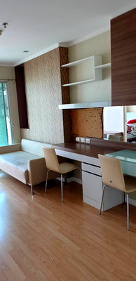 Condos for rent : Room for rent 1-bedroom Lumpini Ville Phibulsongkhram-Riverview fully furnished, East and Nice View