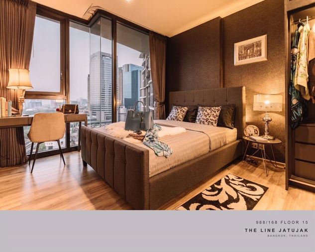 🔵⚪️🔵 "For Rent" << Best room , Beautiful view , Negotiable >> At The Line จตุจักร-หมอชิต line id:@arunestate 🔵⚪️🔵