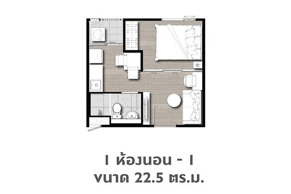 picture for Rent 7,500 THB/month — Plum Ramkhamhaeng 60 (Direct from Owner) New sofa & bed - 27/27